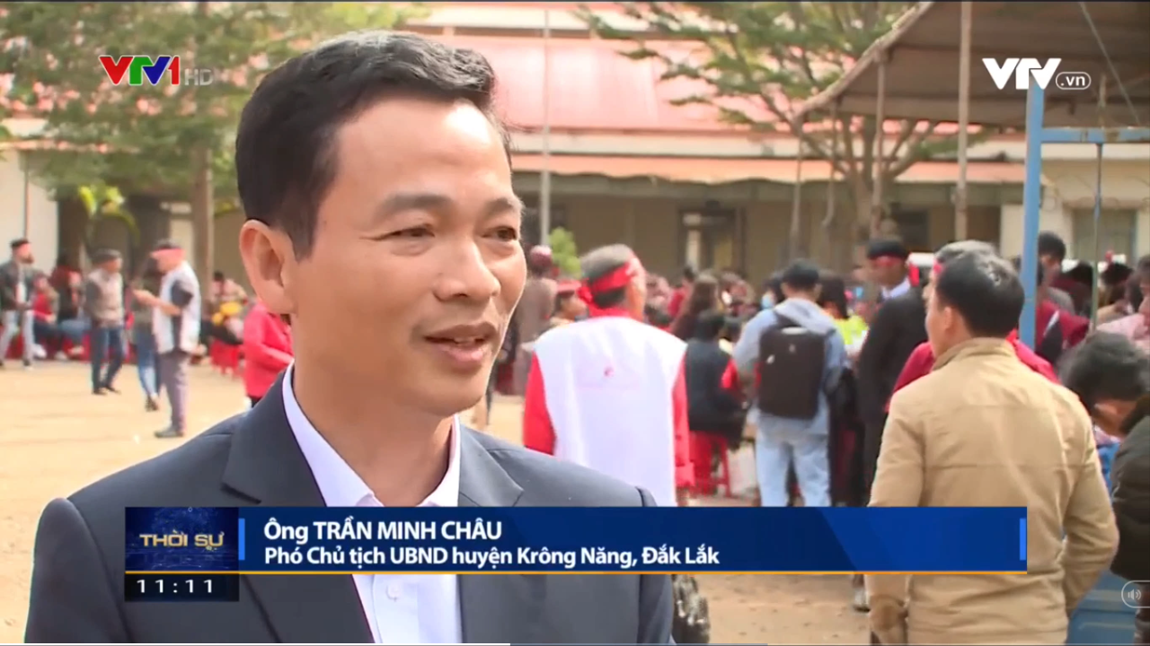 Hành trình "Chủ nhật đỏ" tại huyện Krông Năng năm 2019