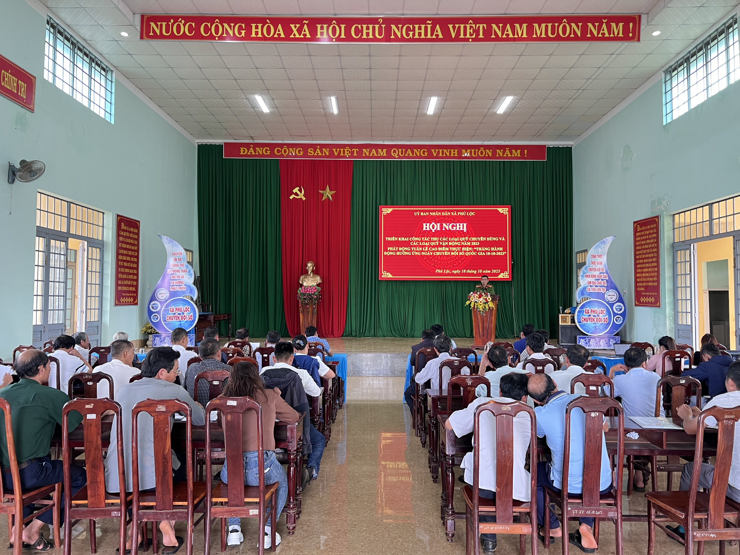 XÃ PHÚ LỘC TỔ CHỨC HỘI NGHỊ TRIỂN KHAI CÔNG TÁC THU CÁC LOẠI QUỸ CHUYÊN DÙNG VÀ CÁC LOẠI QUỸ VẬN ĐỘNG NĂM 2023.