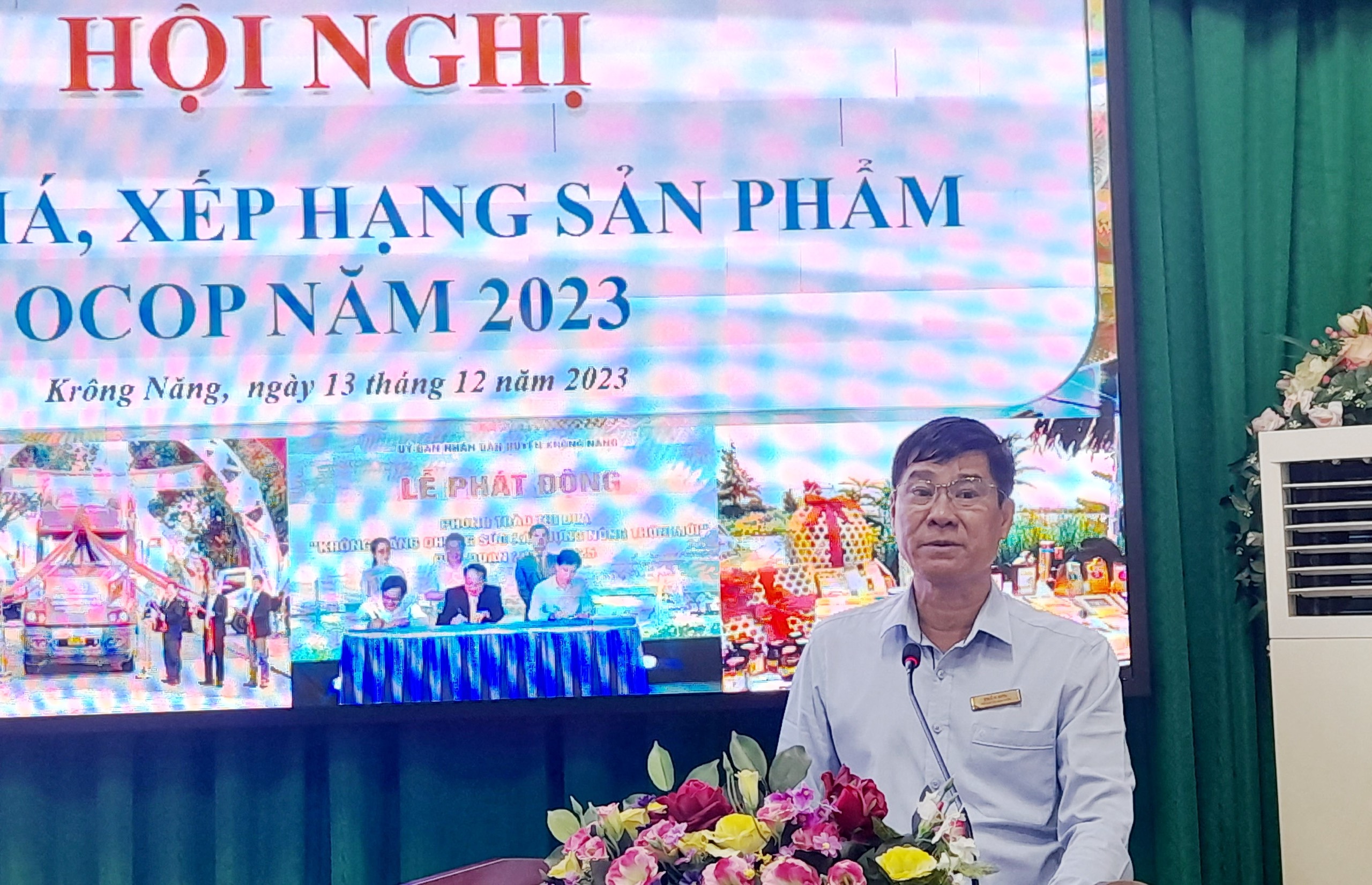 Hội nghị đánh giá, xếp hạng sản phẩm OCOP huyện Krông Năng năm 2023