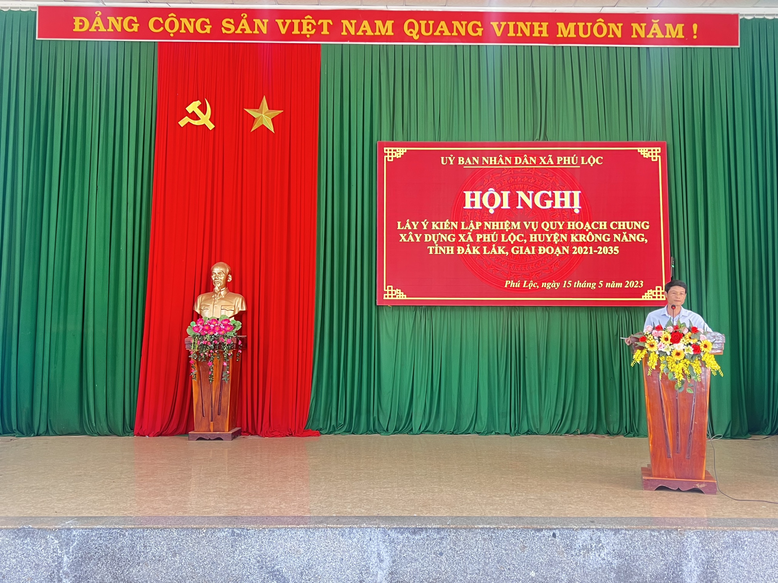 XÃ PHÚ LỘC TỔ CHỨC HỘI NGHỊ LẤY Ý KIẾN LẬP NHIỆM VỤ QUY HOẠCH CHUNG XÂY DỰNG XÃ PHÚ LỘC, HUYỆN KRÔNG NĂNG, TỈNH ĐẮK LẮK, GIAI ĐOẠN 2021 - 2035 