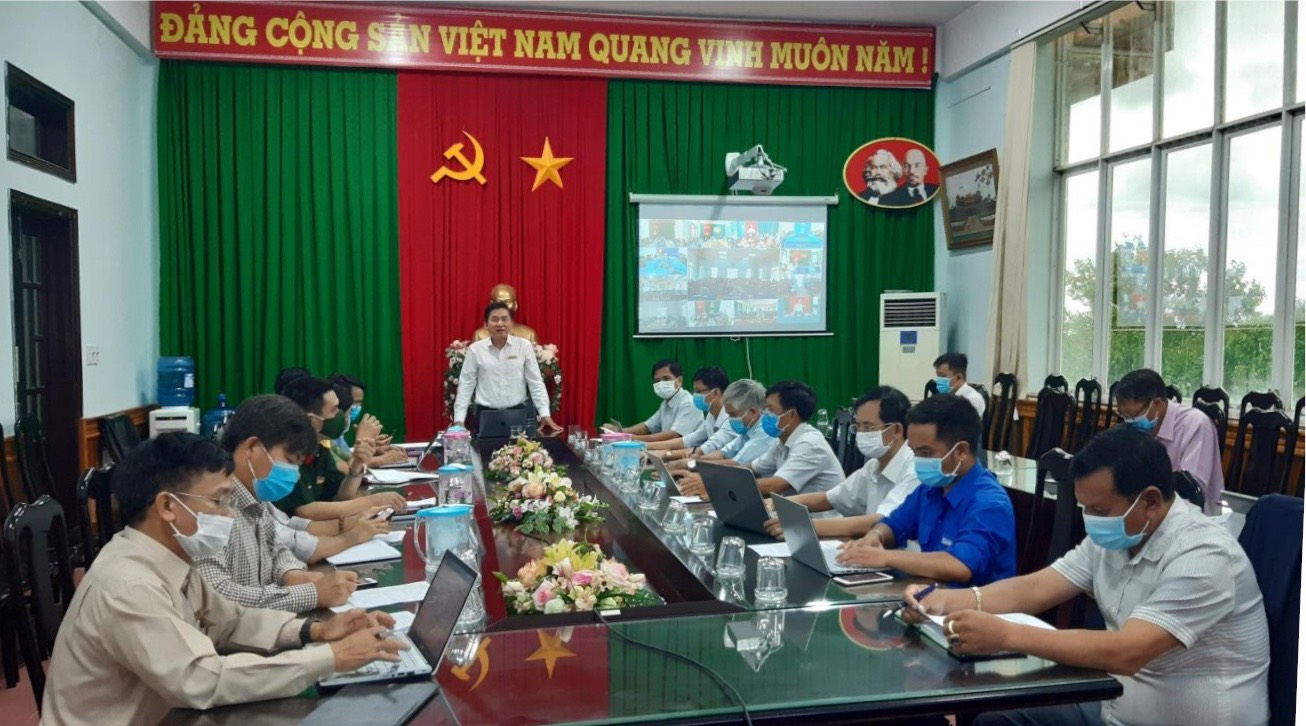 Huyện Krông Năng: Họp ban chỉ đạo phòng, chống dịch Covid-19