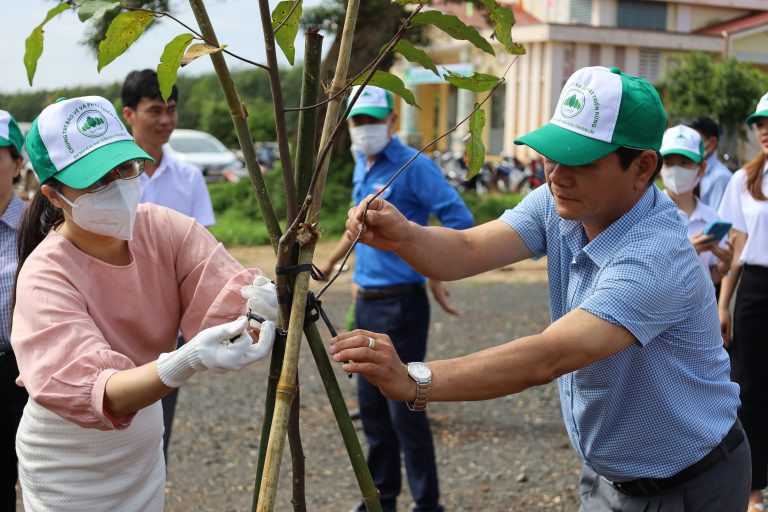 Huyện Krông Năng tổ chức lễ phát động Tết trồng cây “Đời đời nhớ ơn Bác Hồ”