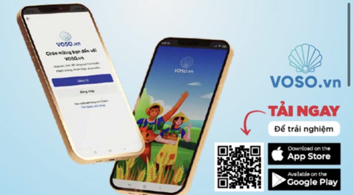 Voso – Sàn thương mại điện tử nâng tầm nông sản Việt