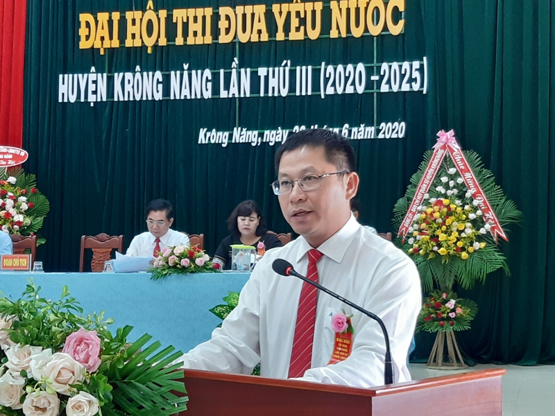 Đại hội thi đua yêu nước huyện Krông Năng lần thứ III (2020 - 2015)